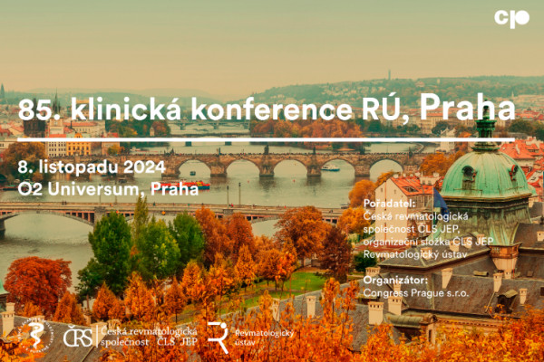 Pozvánka na 85. klinickou konferenci Revmatologického ústavu Praha